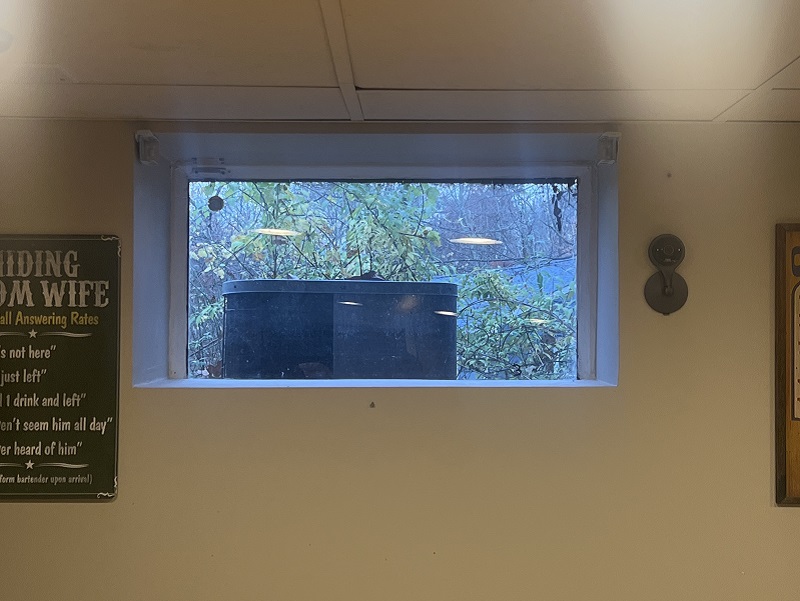Basement window replacement in Stamford